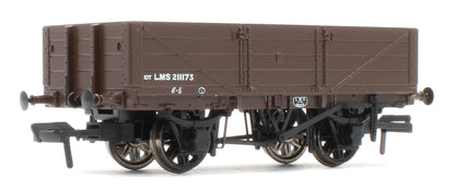 950008 LNWR D84 4-Plank Open LMS Bauxite (post-1936) No.211173