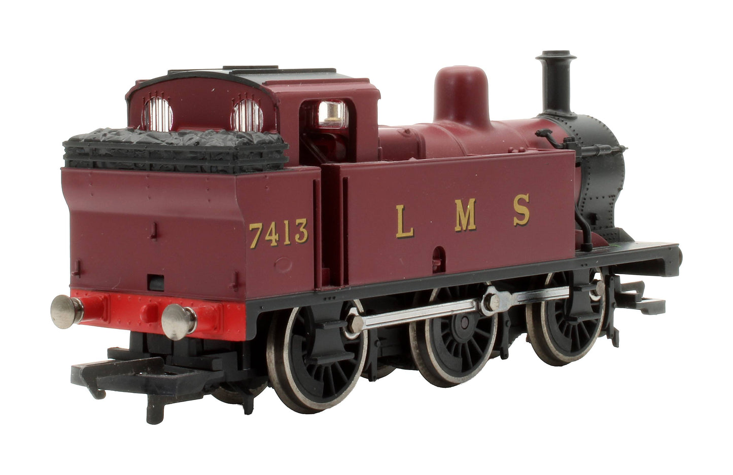 Pre-Owned R2674 LMS 0-6-0T Class 3F '7413' Steam Locomotive