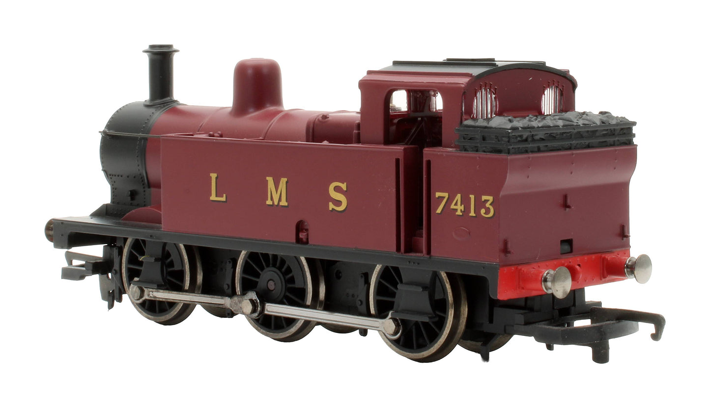 Pre-Owned R2674 LMS 0-6-0T Class 3F '7413' Steam Locomotive