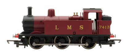 Pre-Owned R2674 LMS 0-6-0T Class 3F '7413' Steam Locomotive