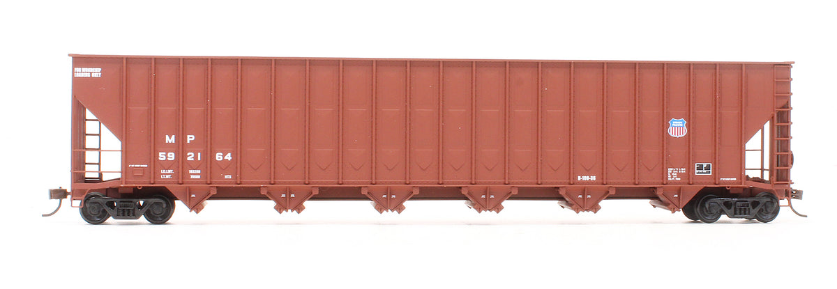 Pre-Owned 932-25684 Greenville 7,000 Cubic Foot Wood Chip Hoppers Union Pacific - 2 Pack