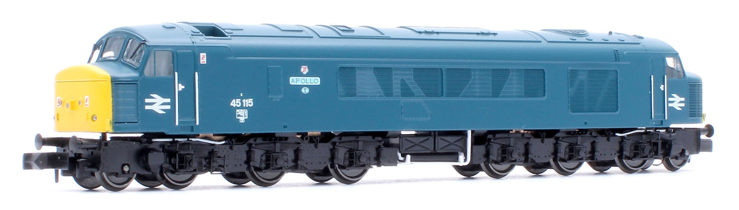 Class 45 45115 "Apollo" BR Blue BR Blue With Sealed Beam & Hight Intensity Headlights Diesel Locomotive