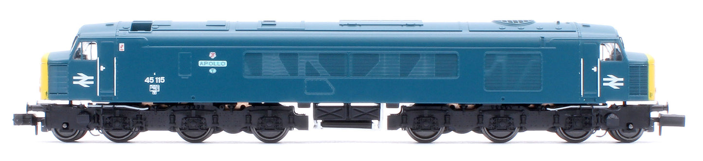 Class 45 45115 "Apollo" BR Blue BR Blue With Sealed Beam & Hight Intensity Headlights Diesel Locomotive