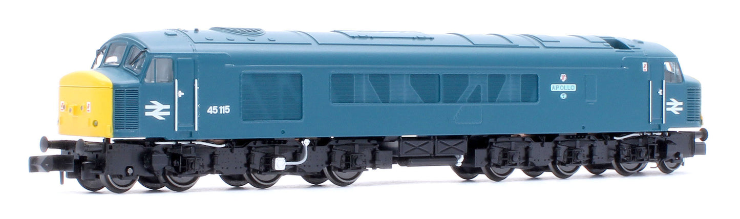 Class 45 45115 "Apollo" BR Blue BR Blue With Sealed Beam & Hight Intensity Headlights Diesel Locomotive