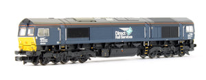 Pre-Owned DRS Plain Blue Compass Class 66434 Diesel Locomotive (DCC Fitted)