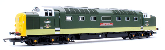 RailRoad BR Class 55 The Kings own Yorkshire Light Infantry No.55002 Diesel Locomotive - DCC Sound
