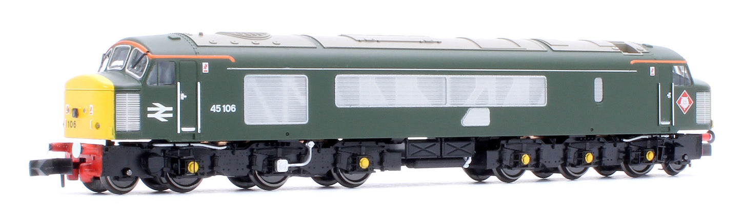 948112 Class 45 45106 Heritage BR Green With Sealed Beam & Hight Intensity Headlights Diesel Locomotive
