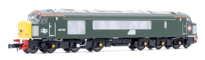 948612 Class 45 45106 Heritage BR Green With Sealed Beam & Hight Intensity Headlights Diesel Locomotive - DCC Sound