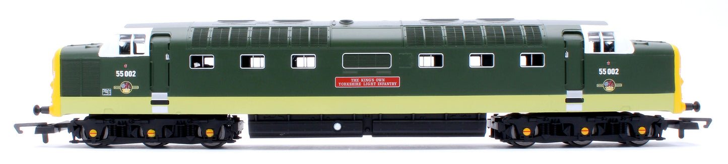Pre-Owned R30438TXS RailRoad BR Class 55 The Kings own Yorkshire Light Infantry No.55002 Diesel Locomotive - DCC Sound