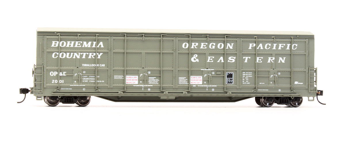 Pre-Owned 920-101910 56' Thrall All Door Boxcar Oregon Pacific & Eastern - Road #2001