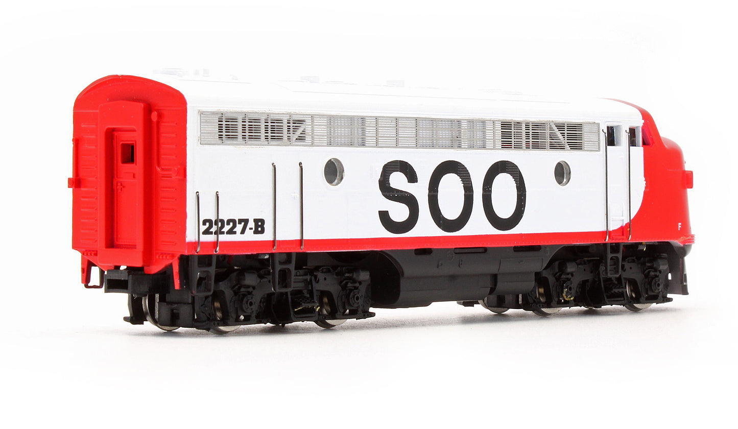 Pre-Owned CB120 MRC F7A Soo Line Diesel Locomotive - Road #2227-B