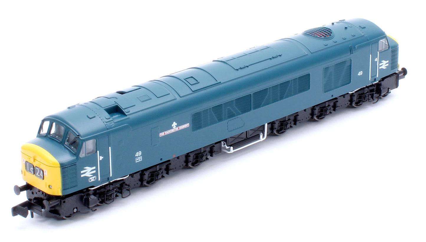 Class 45 49 "The Manchester Regiment" BR Blue With Headcode Blinds Diesel Locomotive - DCC Sound