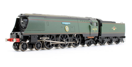 Pre-Owned R2458 BR 4-6-2 Battle Of Britain Class '222 Squadron' 34078 Steam Locomotive