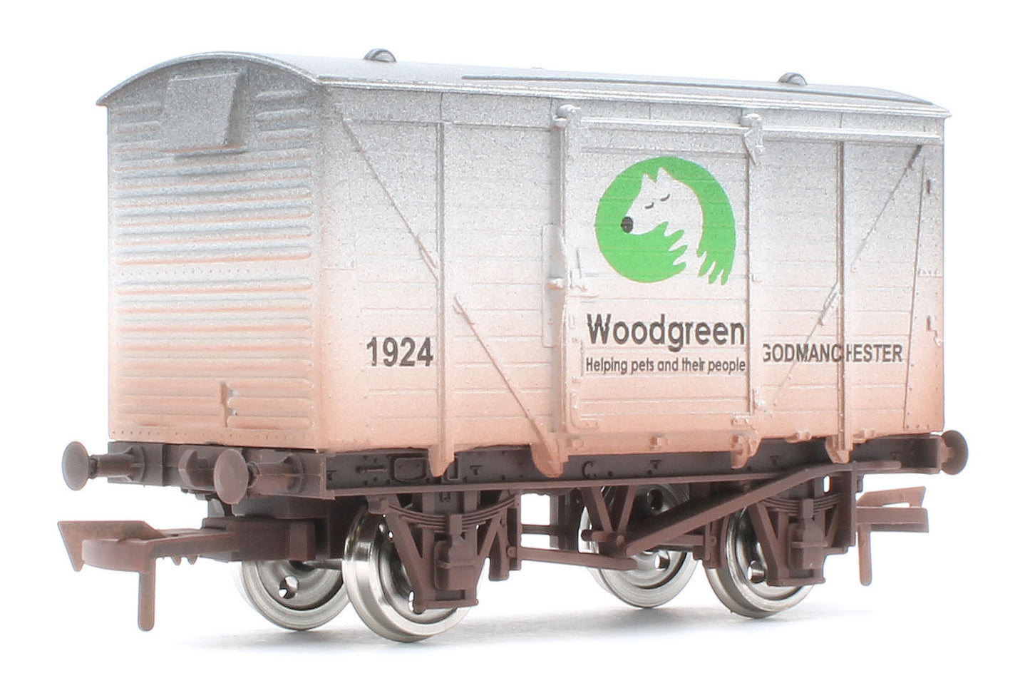 4F-011-189 Ventilated Van Woodgreen Animal Charity - Weathered