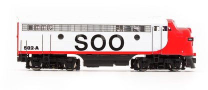 Pre-Owned CB121 MRC F7A Soo Line Diesel Locomotive - Road #502-A