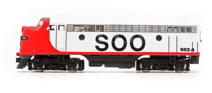 Pre-Owned CB121 MRC F7A Soo Line Diesel Locomotive - Road #502-A