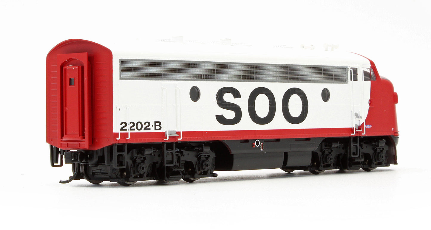 Pre-Owned EMD F7A Diesel Locomotive SOO Line - Road #2202-B - DCC Sound