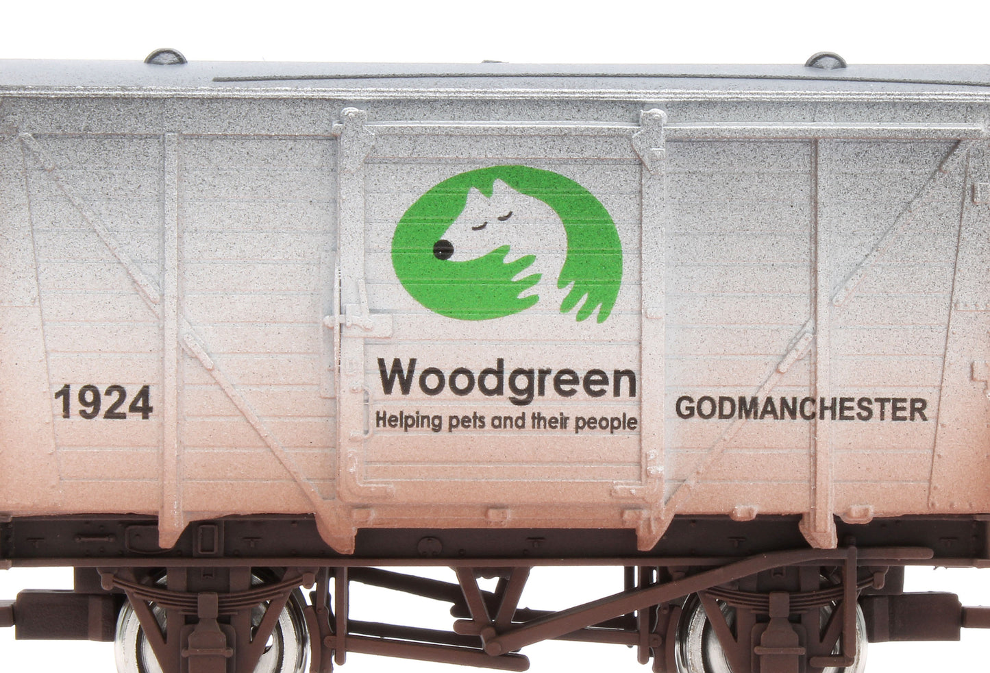 4F-011-189 Ventilated Van Woodgreen Animal Charity - Weathered