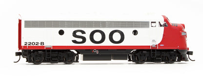 Pre-Owned EMD F7A Diesel Locomotive SOO Line - Road #2202-B - DCC Sound