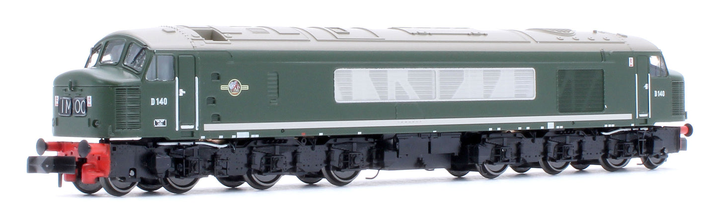 Class 46 D140 1961 All Over Green livery Diesel Locomotive - DCC Sound