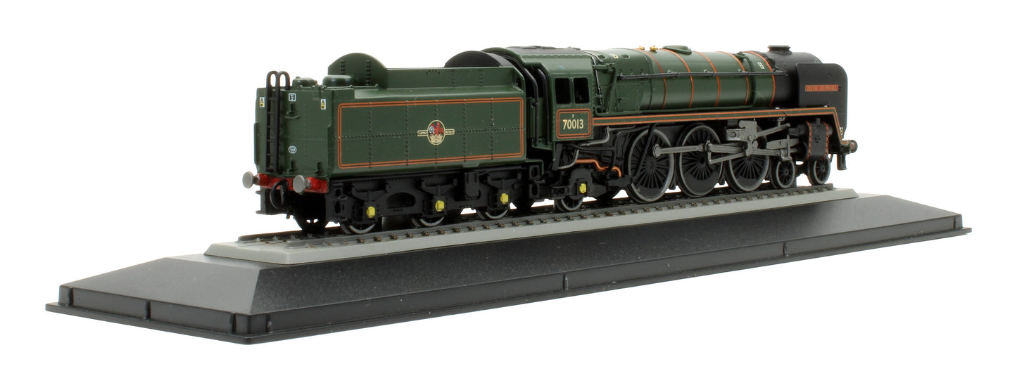 Pre-Owned ST97702 BR Green 4-6-2 Britannia Class 70013 'Oliver Cromwell' (Static Diecast Model)