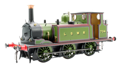 Pre-Owned 7S-010-014S Terrier A1 734 LSWR Green Steam Tank Locomotive - DCC Sound