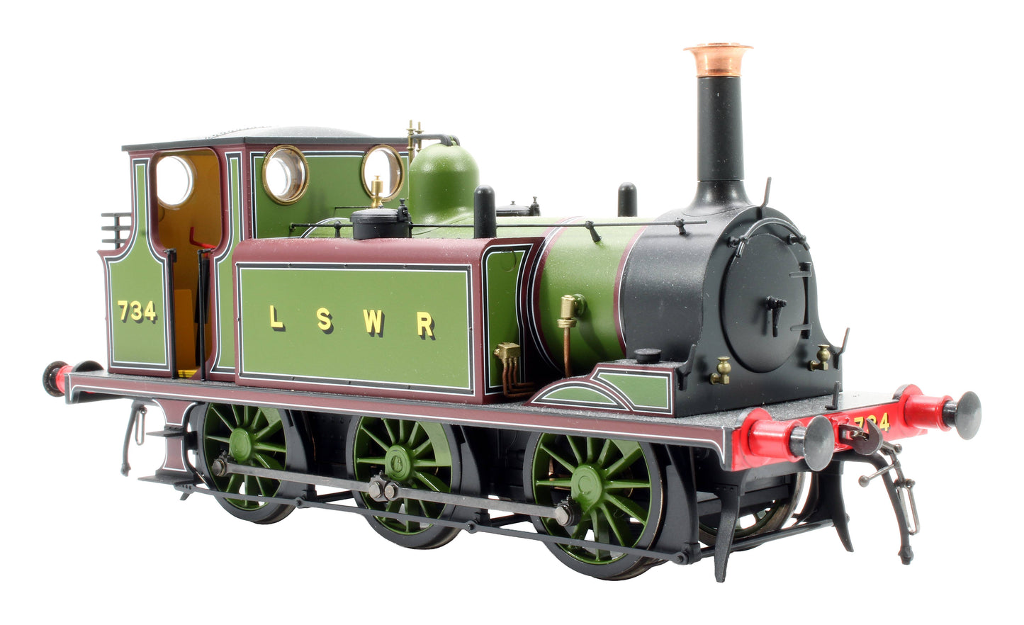 Pre-Owned 7S-010-014S Terrier A1 734 LSWR Green Steam Tank Locomotive - DCC Sound