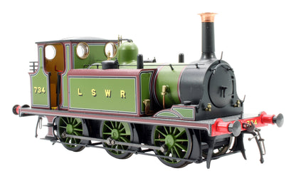 Pre-Owned 7S-010-014S Terrier A1 734 LSWR Green Steam Tank Locomotive - DCC Sound