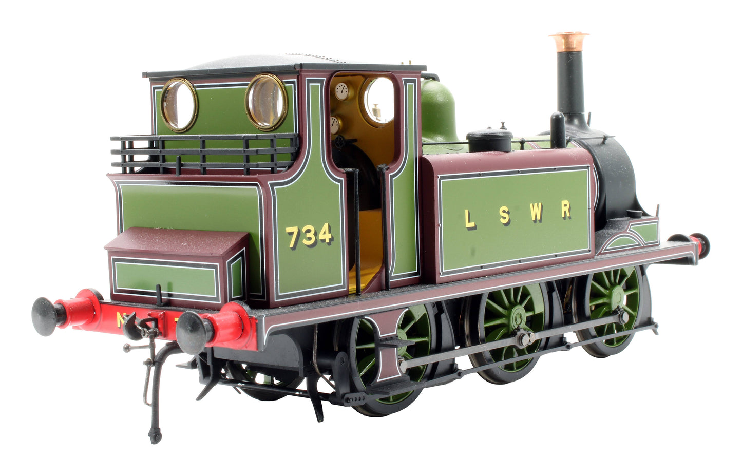 Pre-Owned 7S-010-014S Terrier A1 734 LSWR Green Steam Tank Locomotive - DCC Sound