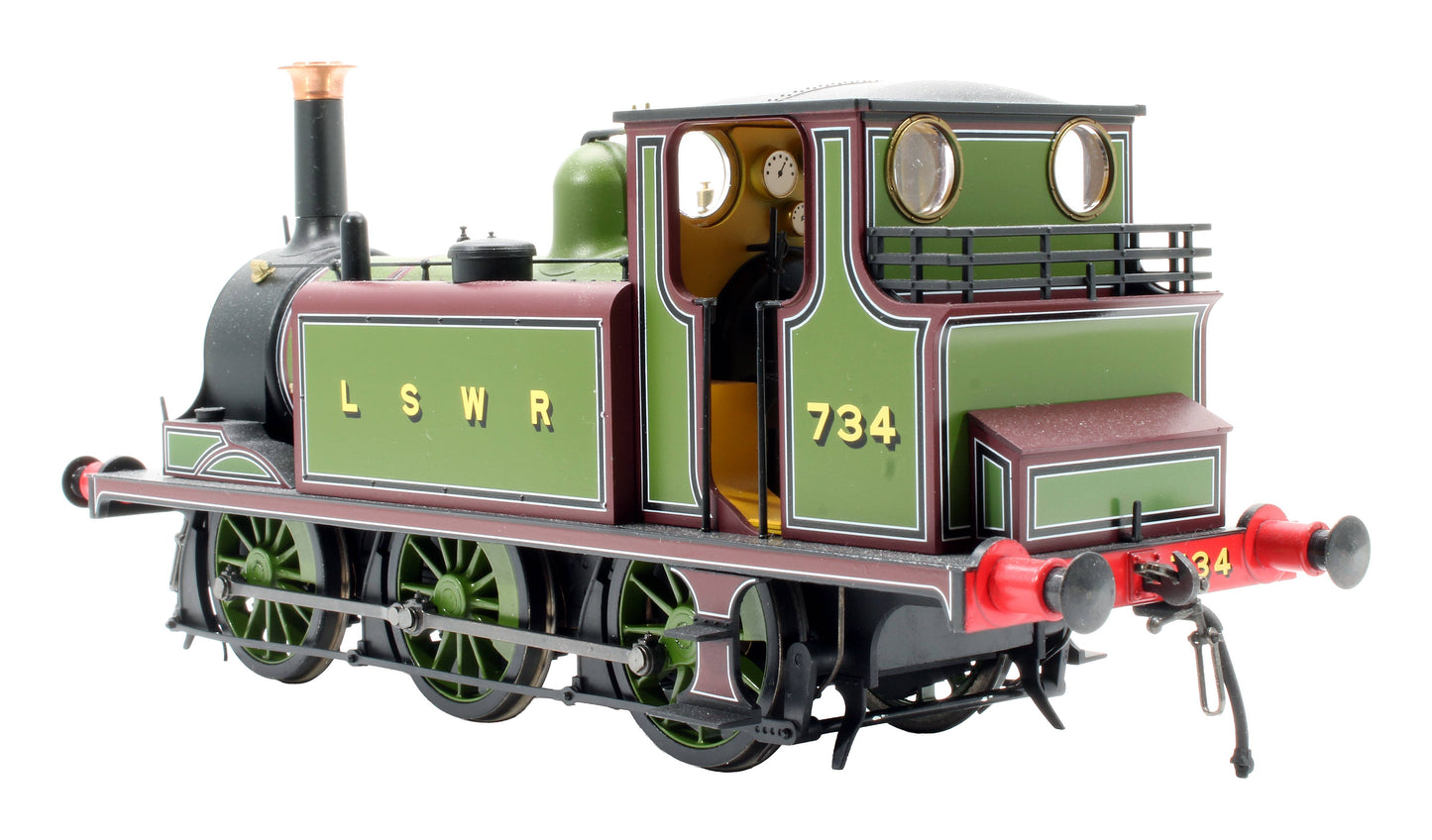 Pre-Owned 7S-010-014S Terrier A1 734 LSWR Green Steam Tank Locomotive - DCC Sound
