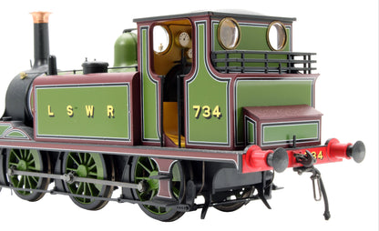 Pre-Owned 7S-010-014S Terrier A1 734 LSWR Green Steam Tank Locomotive - DCC Sound