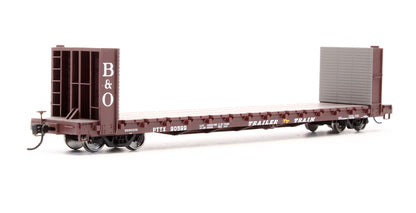 Pre-Owned 910-5830 60' P-S Bulkhead Flatcar (48' IL) Baltimore & Ohio TTX - Road #90599