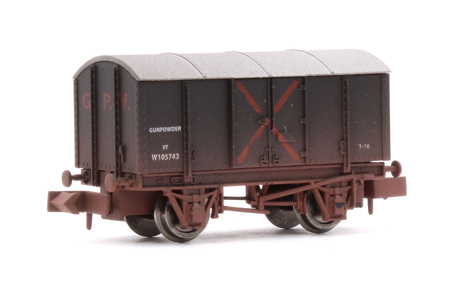 Gunpowder Van GWR W105743 - Weathered