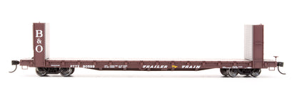 Pre-Owned 910-5830 60' P-S Bulkhead Flatcar (48' IL) Baltimore & Ohio TTX - Road #90599