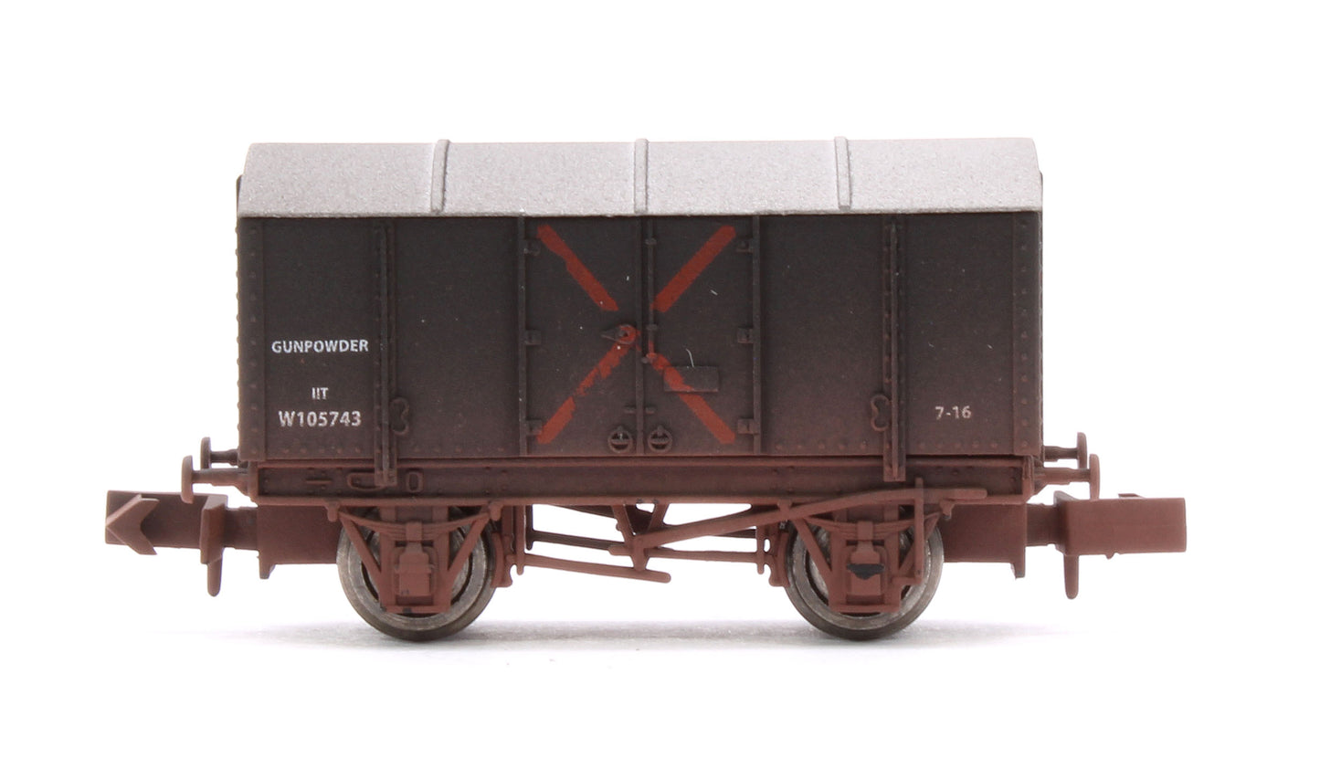 Gunpowder Van GWR W105743 - Weathered