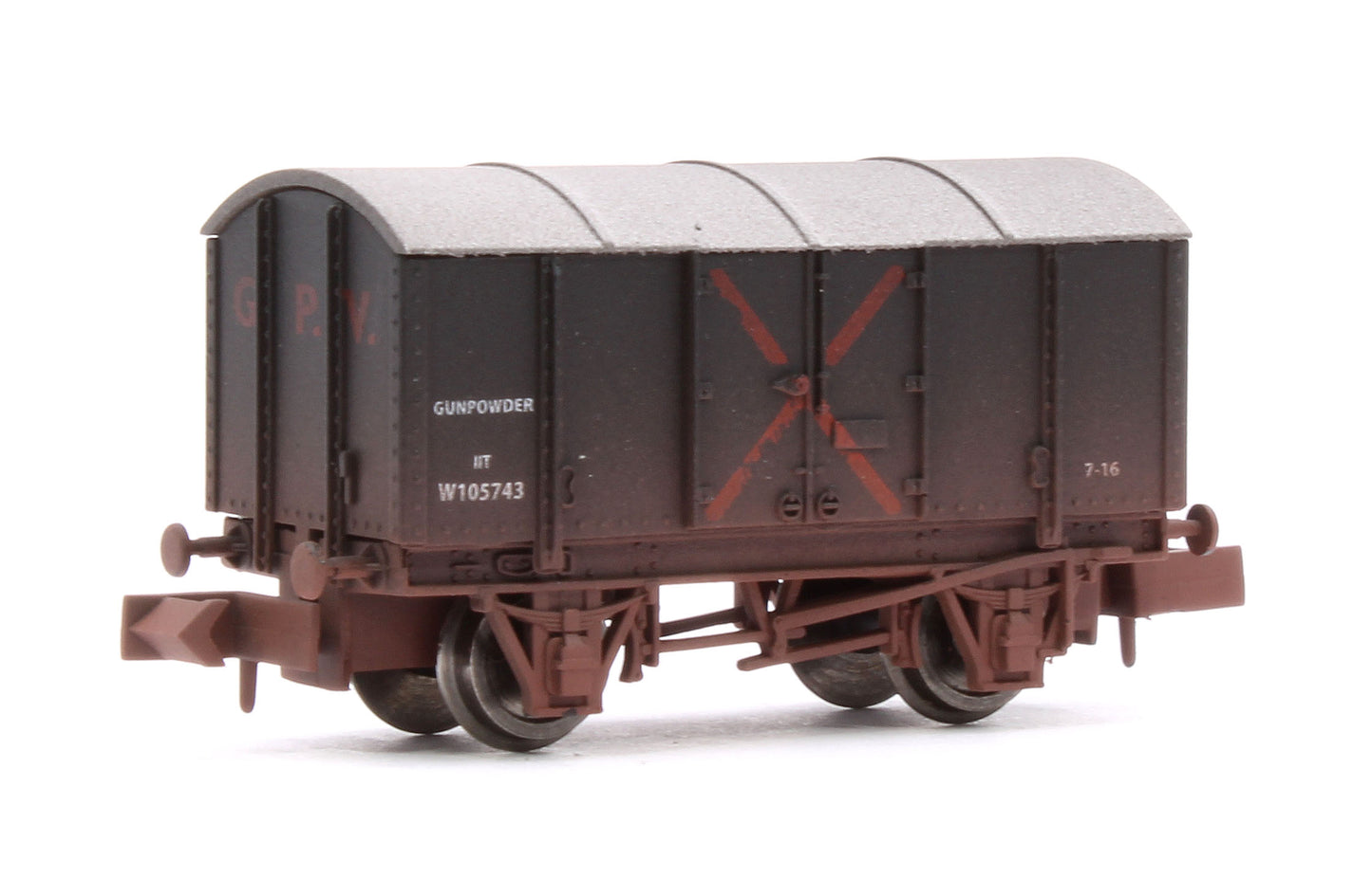 Gunpowder Van GWR W105743 - Weathered