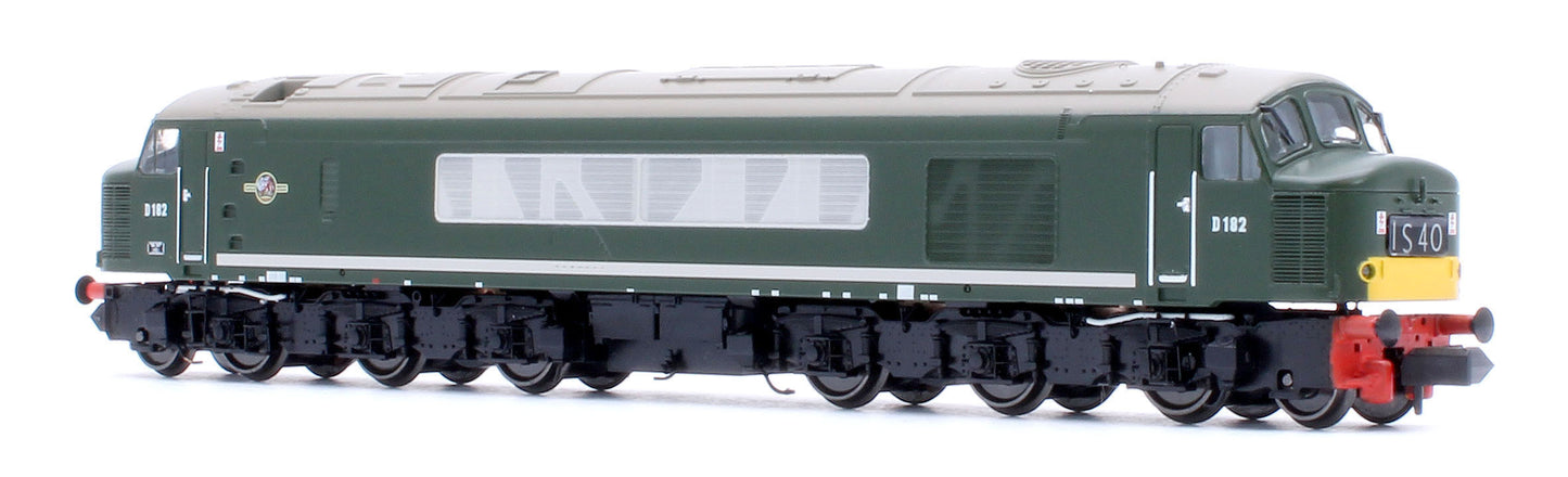 Class 46 D182 BR Green With Small Yellow Panels Diesel Locomotive - DCC Sound