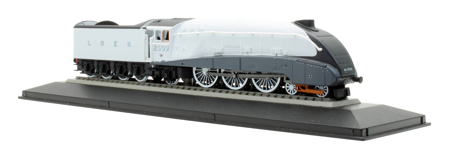 Pre-Owned ST97503 LNER Silver Jubilee Grey 4-6-2 A4 Pacific 2509 'Silver Link' (Static Diecast Model)