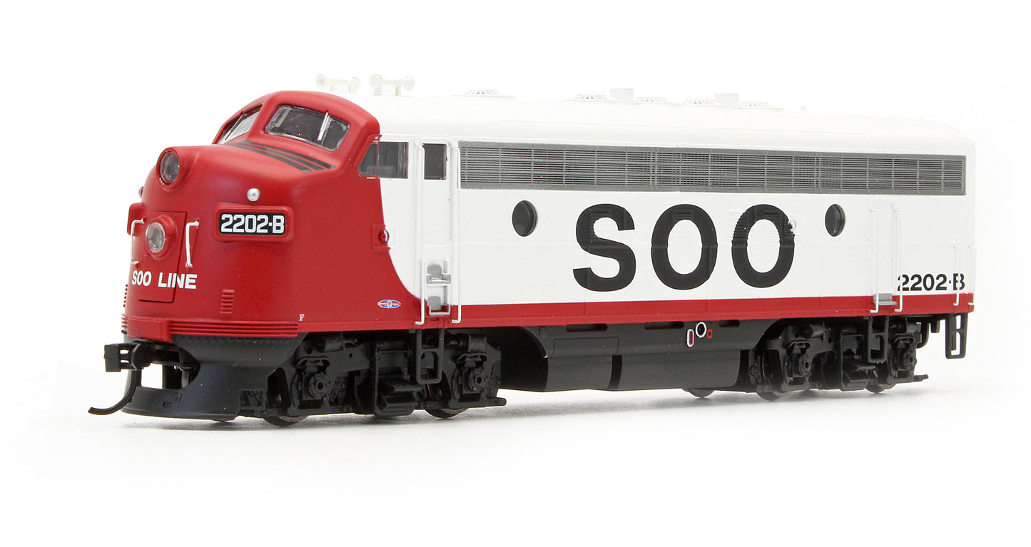 Pre-Owned EMD F7A Diesel Locomotive SOO Line - Road #2202-B - DCC Sound
