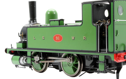 Pre-Owned 7S-018-006S L&SWR B4 0-4-0T Lined Green 91 Steam Tank Locomotive - Sound Fitted