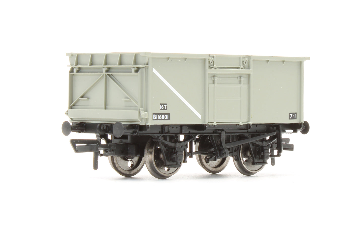 Pre-Owned 16 Ton Steel Mineral Wagon BR Grey 'B116801'