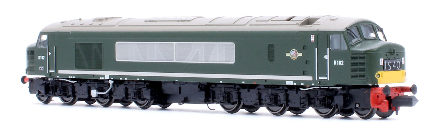 Class 46 D182 BR Green With Small Yellow Panels Diesel Locomotive - DCC Sound