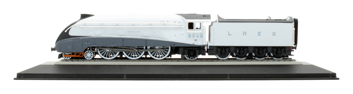 Pre-Owned ST97503 LNER Silver Jubilee Grey 4-6-2 A4 Pacific 2509 'Silver Link' (Static Diecast Model)