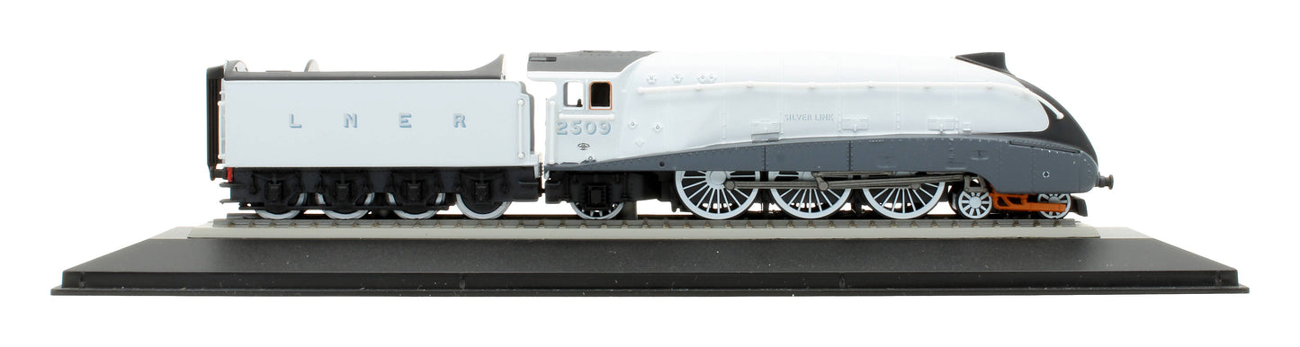 Pre-Owned ST97503 LNER Silver Jubilee Grey 4-6-2 A4 Pacific 2509 'Silver Link' (Static Diecast Model)