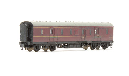 Pre-Owned 50ft EX-LMS Full Brake Coach BR Maroon 'M 31408 M' - Custom Weathered