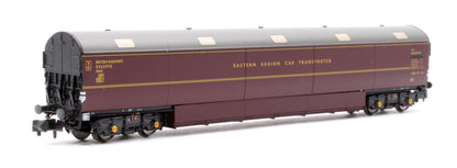 Newton Chambers Car Transporter Eastern Region BR Lined Maroon E96287/291/294E - Pack 3