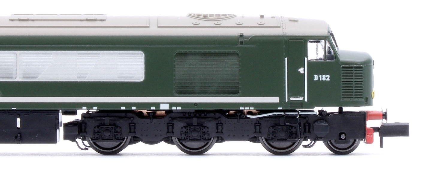 Class 46 D182 BR Green With Small Yellow Panels Diesel Locomotive - DCC Sound