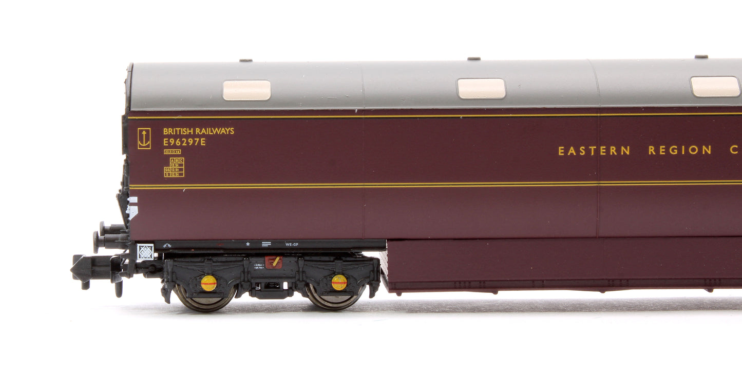 Newton Chambers Car Transporter Eastern Region BR Lined Maroon E96287/291/294E - Pack 3