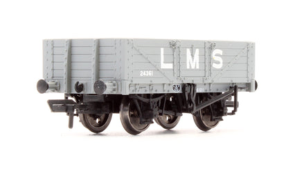 Pre-Owned 37-070 5 Plank Wagon LMS Grey No.24361