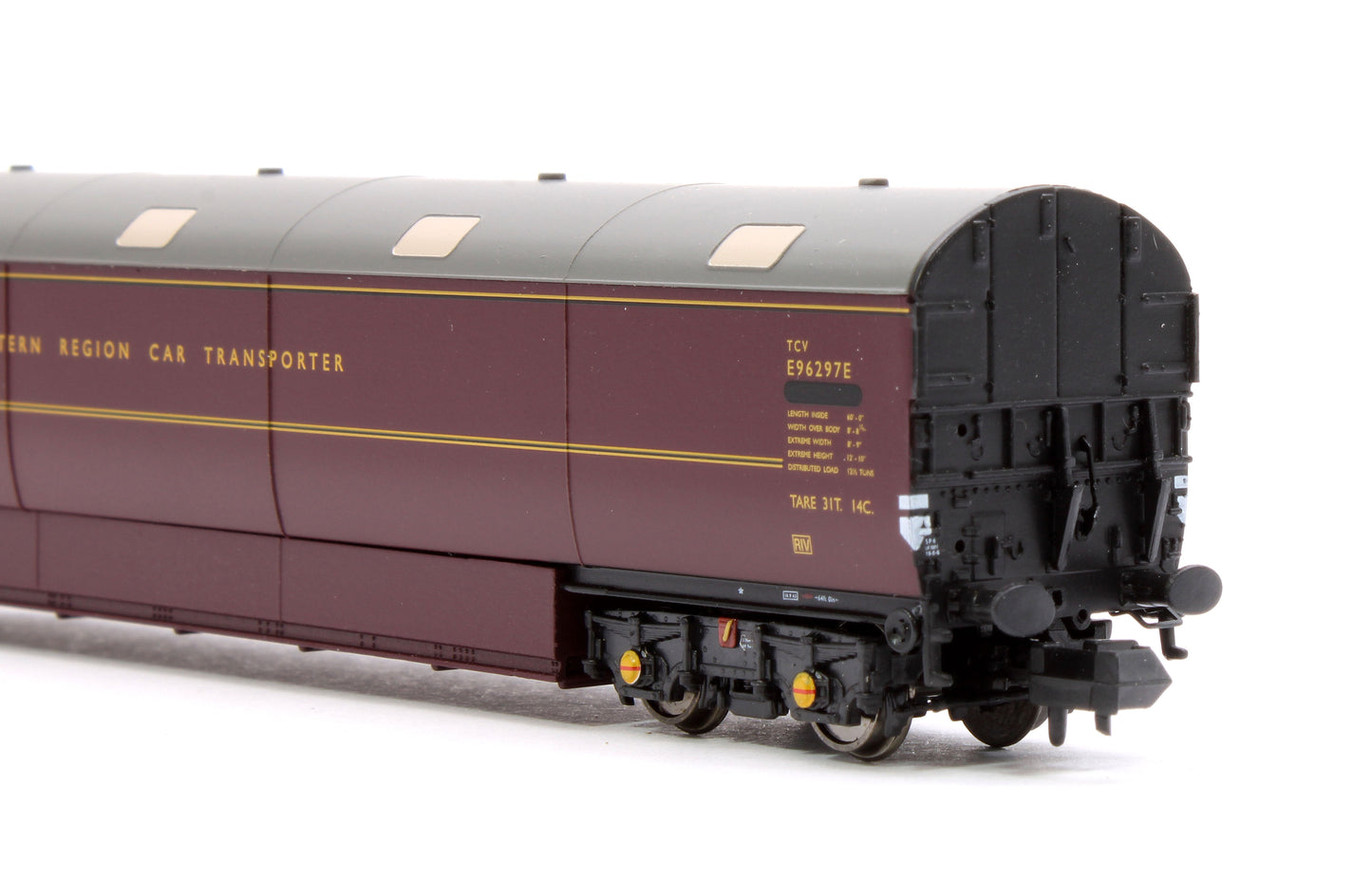 Newton Chambers Car Transporter Eastern Region BR Lined Maroon E96287/291/294E - Pack 3